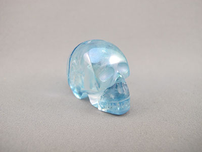 Deep Purple Amethyst Crystal Skull